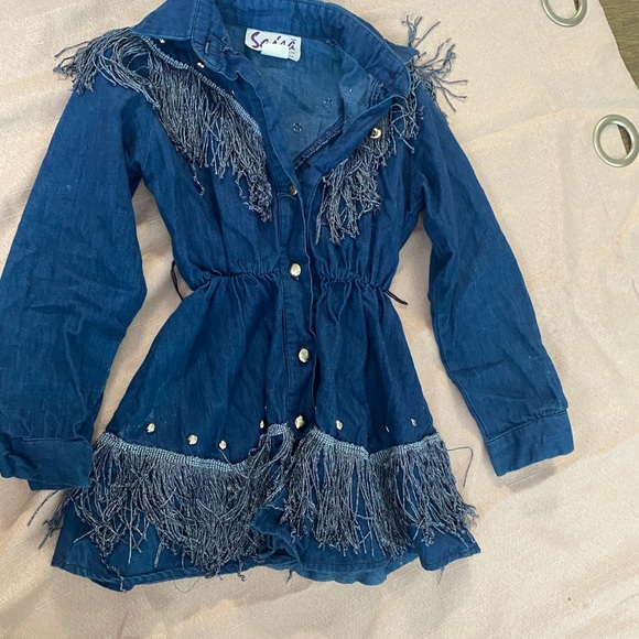 Gap Jeans overall Jumpsuit toddler size 5 and Sasha denim dress  bundle - Picture 8 of 15